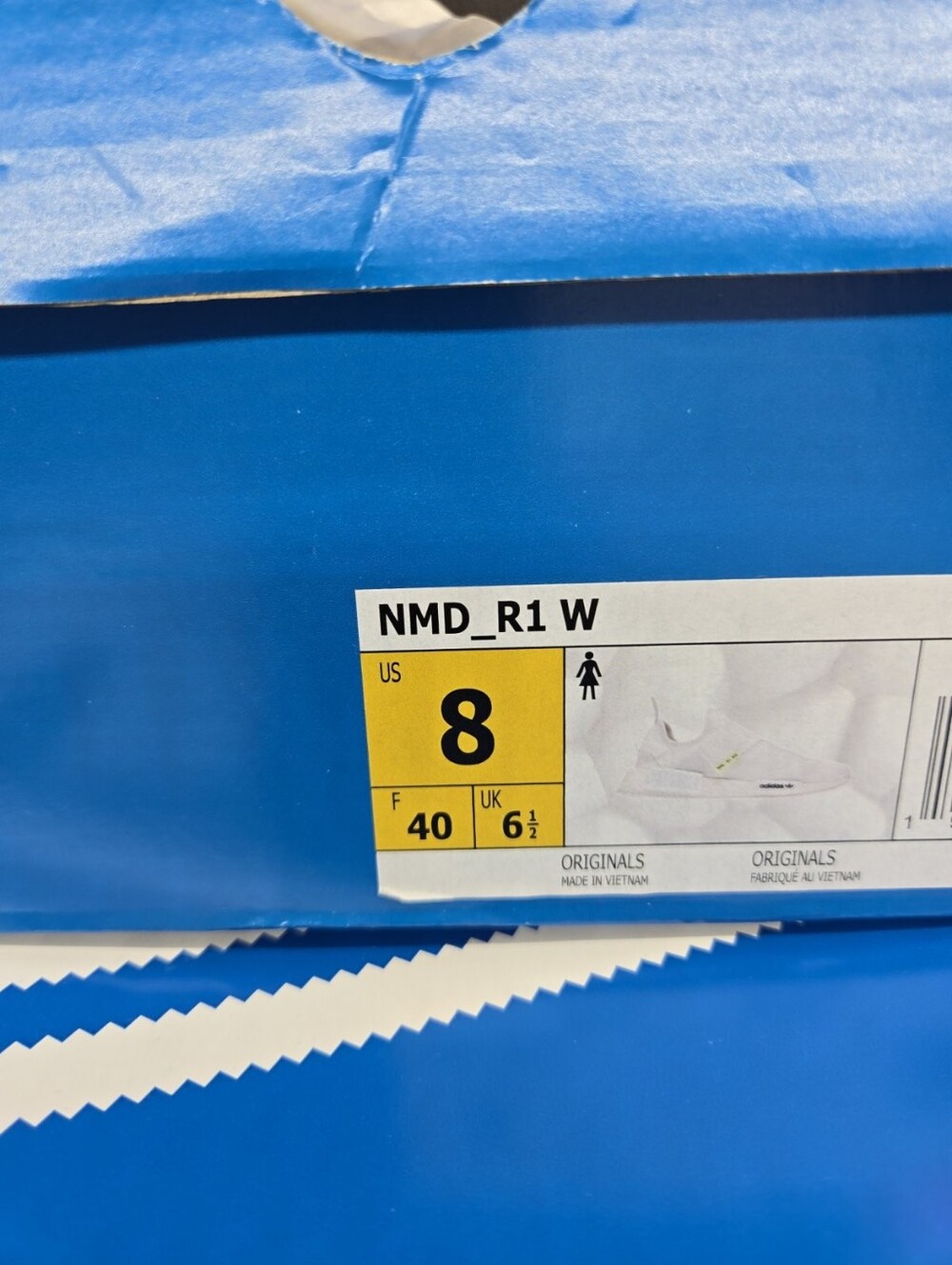 Adidas Women's NMD_R1 GW5699 White Running Shoes Size 8 - Picture 8 of 8